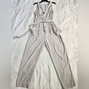 Sleeveless Jumpsuit w/ Belt